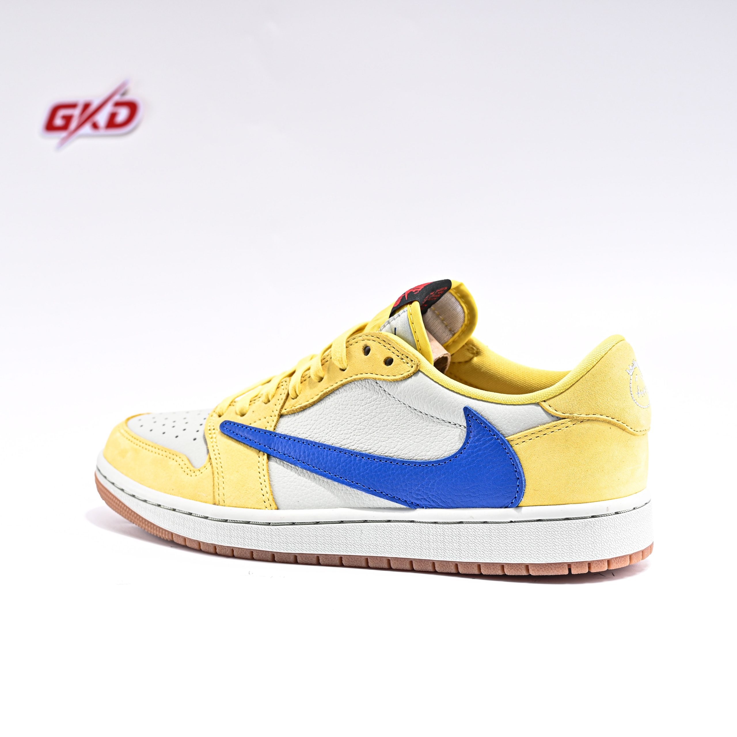 Travis Scott X Air Jordan 1 Low “Canary Yellow” 7.0 , DM7866-700 - Image 4