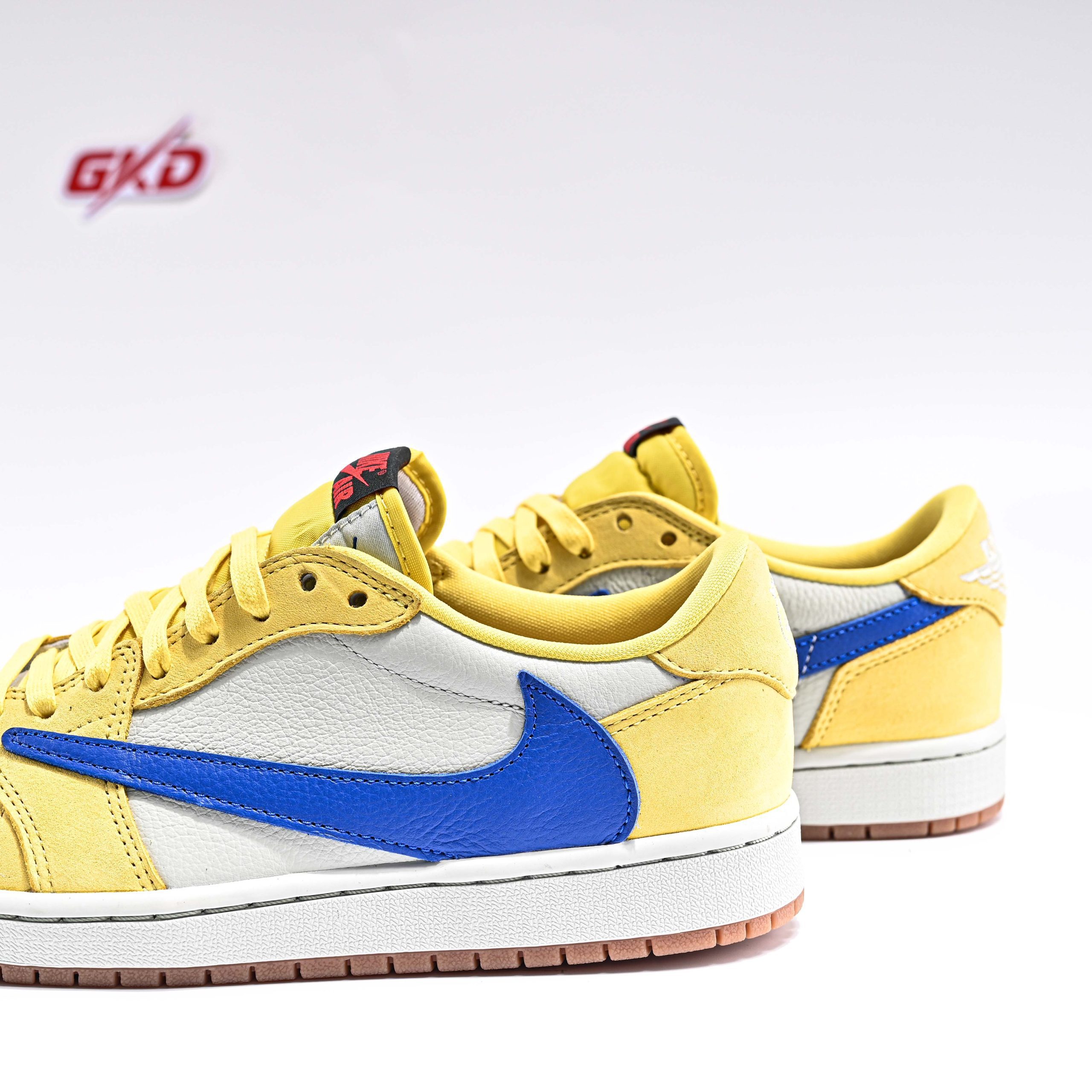 Travis Scott X Air Jordan 1 Low “Canary Yellow” 7.0 , DM7866-700 - Image 7