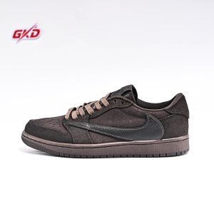 Travis Scott X Air Jordan 1 Low “Velvet Brown” 9.0 , DM7866-202