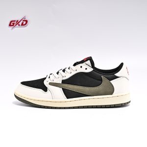 Travis Scott X Air Jordan 1 Low "Medium Olive"  8.0 , DM7866-200