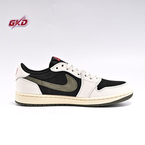 Travis Scott X Air Jordan 1 Low "Medium Olive"  8.0 , DM7866-200 - Image 5