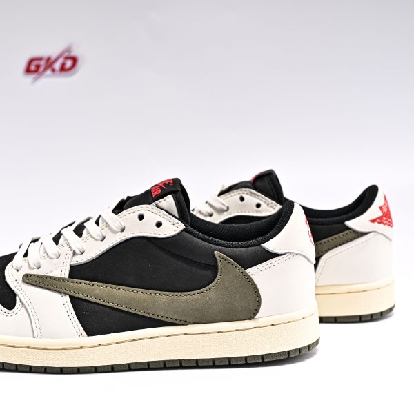 Travis Scott X Air Jordan 1 Low "Medium Olive"  8.0 , DM7866-200 - Image 7